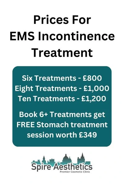 EMS Incontinence Treatment Prices Blandford Camp
